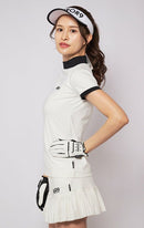 High Neck Shirt Ladies Mirror Nine Golf Mirror9golf 2024 Spring / Summer New Golf Wear