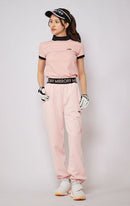 High Neck Shirt Ladies Mirror Nine Golf Mirror9golf 2024 Spring / Summer New Golf Wear