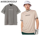 High Neck Shirt Men's Mirror Nine Golf Mirror9golf 2024 Spring / Summer New Golf Wear
