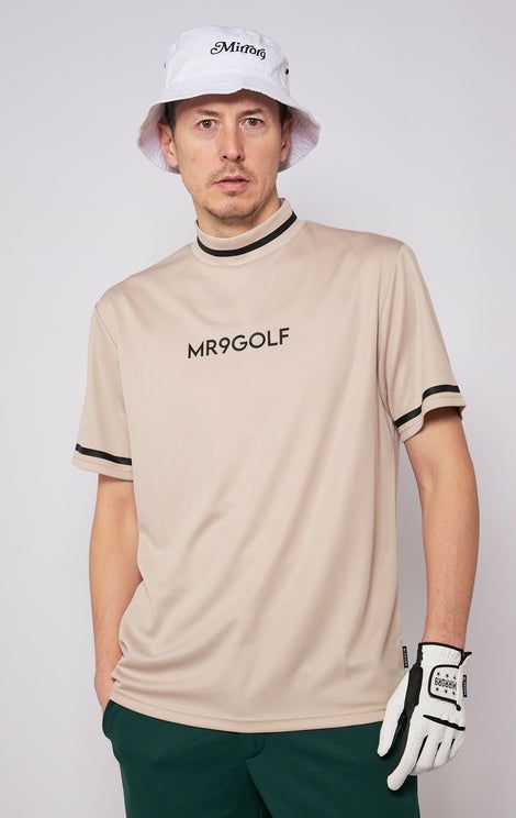 高脖子襯衫男士鏡子九高爾夫鏡9高爾夫2024春季 /夏季新高爾夫服裝