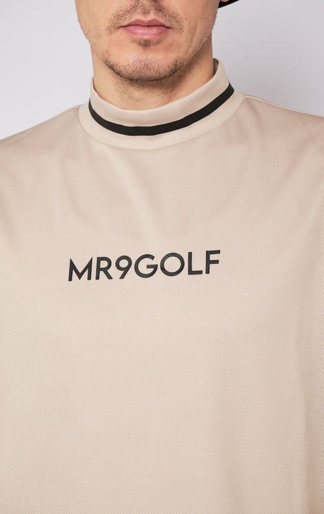 高脖子襯衫男士鏡子九高爾夫鏡9高爾夫2024春季 /夏季新高爾夫服裝
