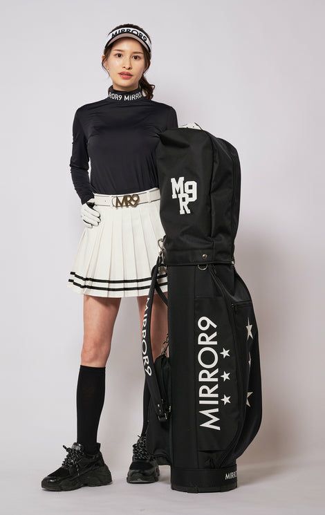高脖子襯衫女士鏡子九高爾夫鏡9高爾夫2024春季 /夏季新高爾夫服裝