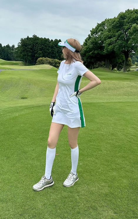 一件女士鏡子九高爾夫鏡9高爾夫2024春季 /夏季新高爾夫服裝