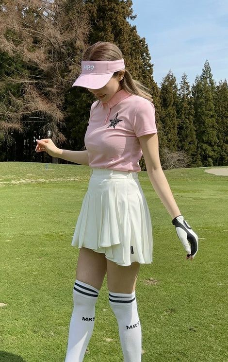 裙子女士鏡子九高爾夫鏡9高爾夫2024春季 /夏季新高爾夫服裝