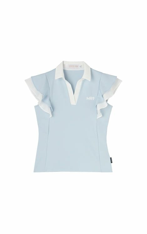 포로 셔츠 레이디 미러 9 골프 미러 9Golf 2024 봄 / 여름 새 골프 착용