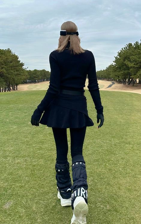 腿部溫暖的女士鏡子九高爾夫鏡9高爾夫高爾夫