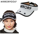 サンバイザー メンズ レディース ミラーナインゴルフ MIRROR9GOLF  ゴルフ