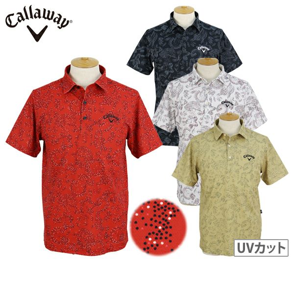 Poro Shirt Men's Callowe Apparel Callaway Golf Callaway Apparel 2024 Fall / Winter New Golf Wear