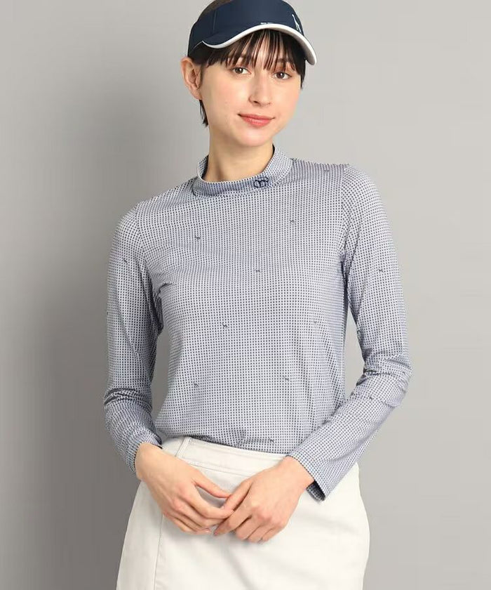 ハイネックシャツ レディース アダバット adabat ゴルフウェア