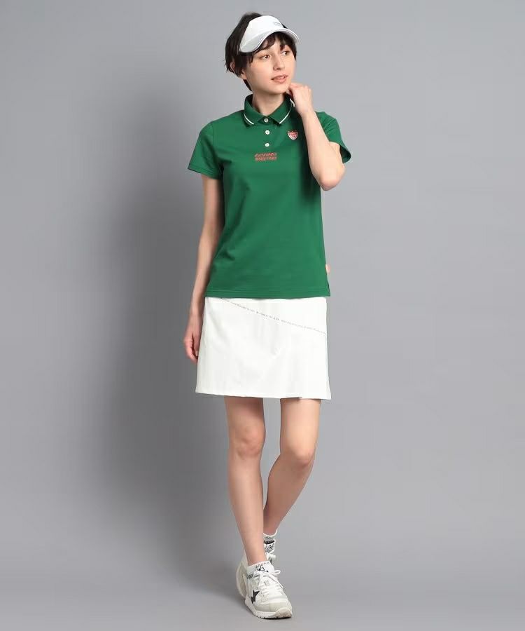 Short -sleeved polo shirt Ladies Adabat ADABAT Golf wear