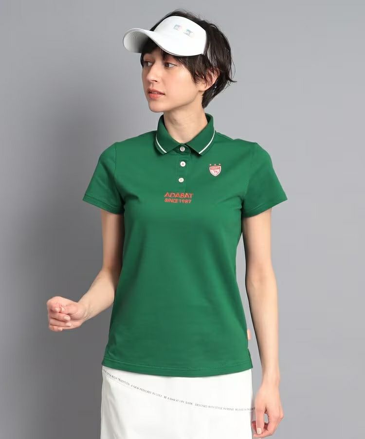 Short -sleeved polo shirt Ladies Adabat ADABAT Golf wear