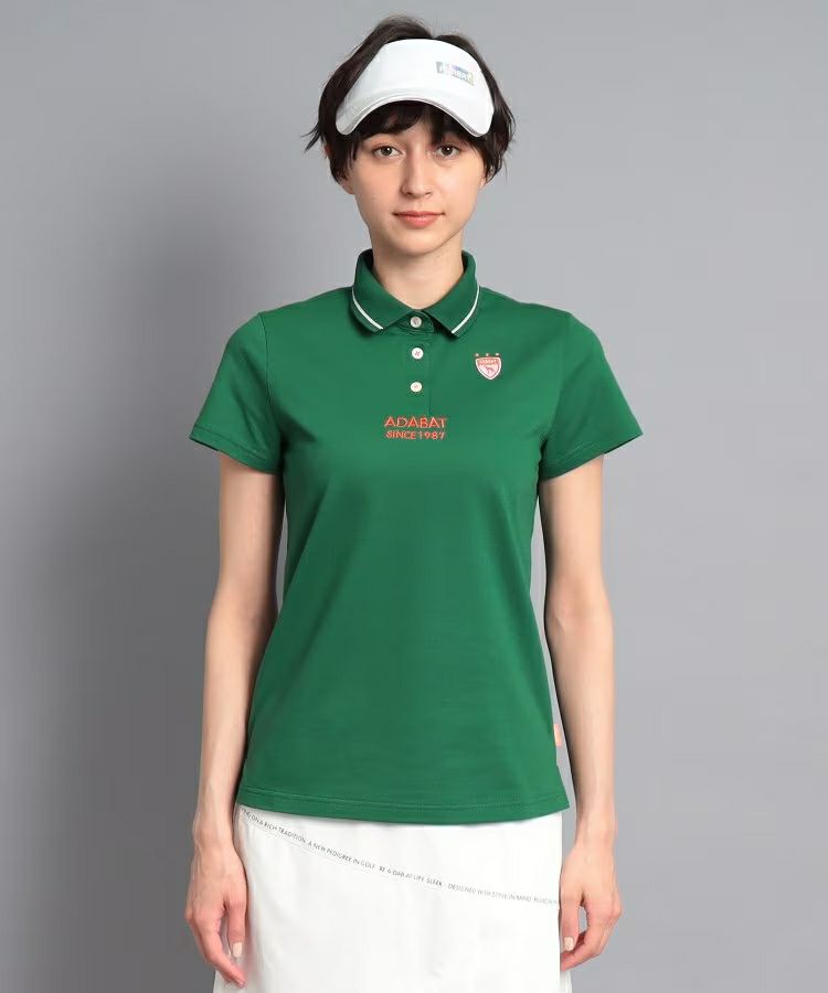 Short -sleeved polo shirt Ladies Adabat ADABAT Golf wear