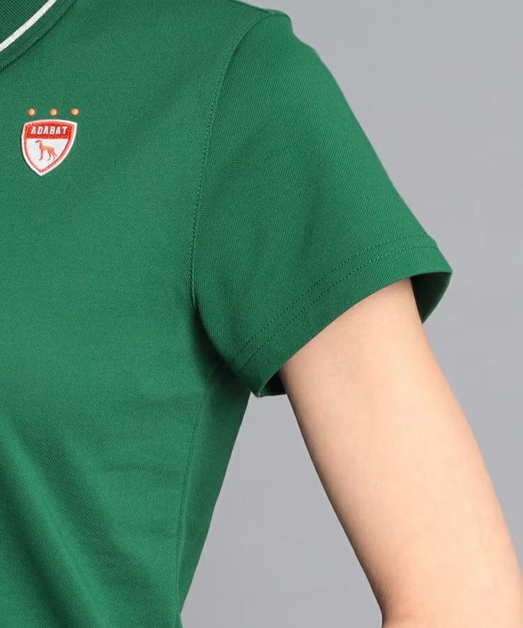 Short -sleeved polo shirt Ladies Adabat ADABAT Golf wear