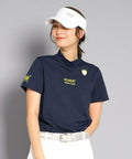Short -sleeved high -neck shirt Ladies Adabat ADABAT Golf wear