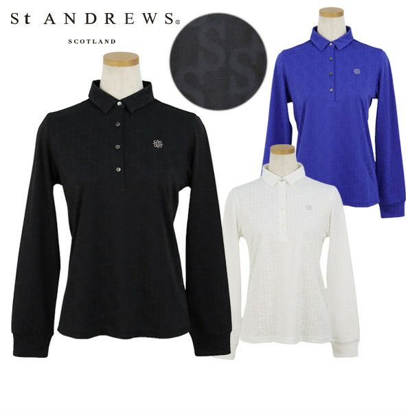 Poro Shirt Ladies St.和Ruice St Andrews 2024秋季 /冬季新高尔夫服装