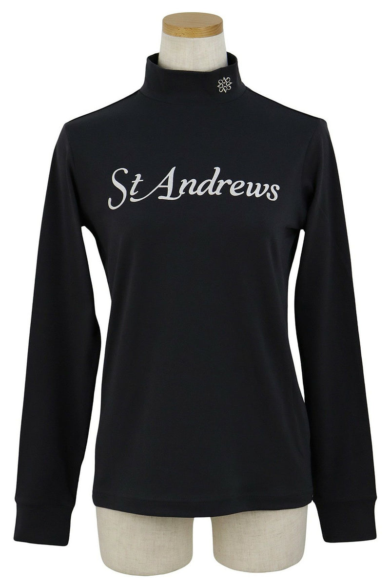 High Neck Shirt Ladies St. and Rui ST Andrews 2024 Fall / Winter New Golf Wear