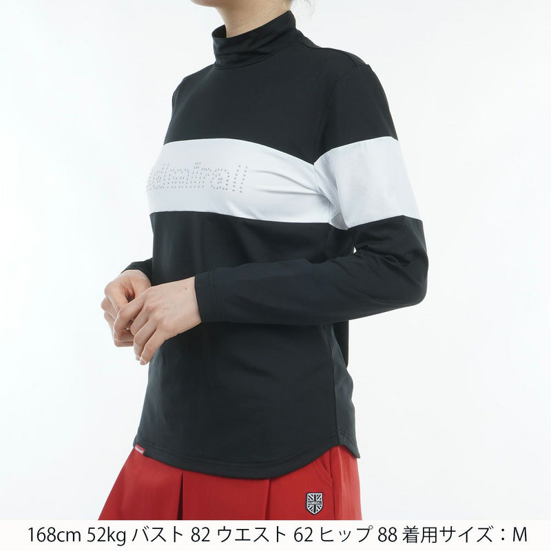 High Neck Shirt Ladies Admiral Golf ADMIRAL GOLF Japan Genuine 2024 Fall / Winter New Golf Wear