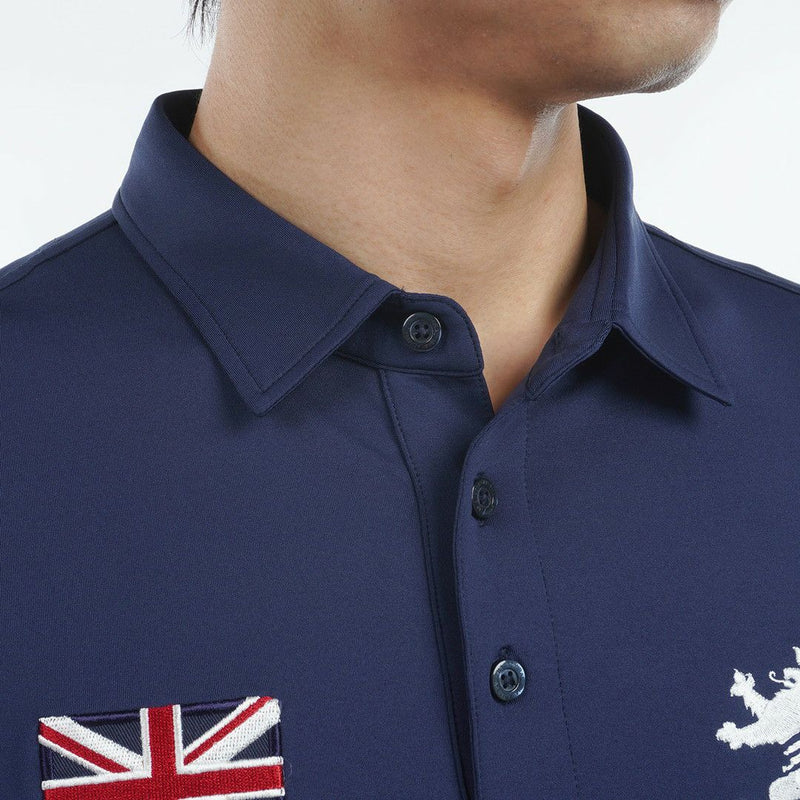 Poro Shirt Men's Admiral Golf Admiral Golf Japan Genuine 2024 Fall / Winter New Golf Wear