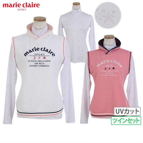 ベスト＆ハイネックインナーシャツ レディース マリクレール マリ・クレール スポール marie claire sport ゴルフウェア