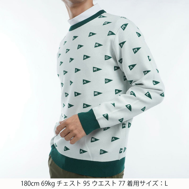 스웨터 남자 제독 골프 제독 골프 일본 진짜 2024 가을 / 겨울 새 골프 착용