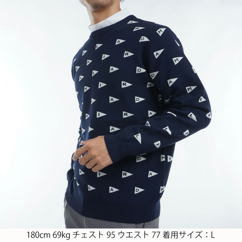스웨터 남자 제독 골프 제독 골프 일본 진짜 2024 가을 / 겨울 새 골프 착용