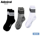 ソックス メンズ アドミラルゴルフ Admiral Golf 日本正規品 ゴルフ