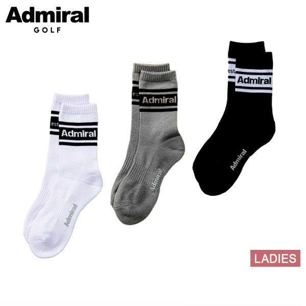 Socks Ladies Admiral Golf ADMIRAL GOLF Japan Genuine 2024 Fall / Winter New Golf