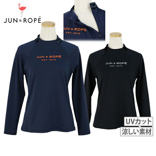 High Neck Shirt Ladies Jun & Lope JUN & ROPE 2024 Fall / Winter New Golf Wear