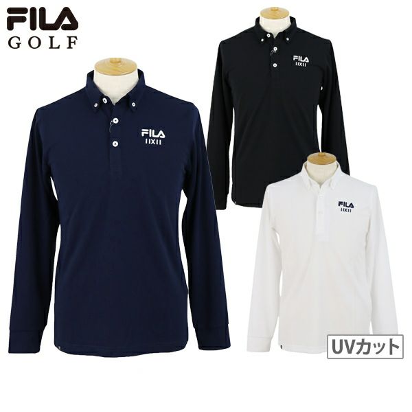 ポロシャツ メンズ フィラゴルフ FILA GOLF 2024 秋冬 新作 ゴルフウェア