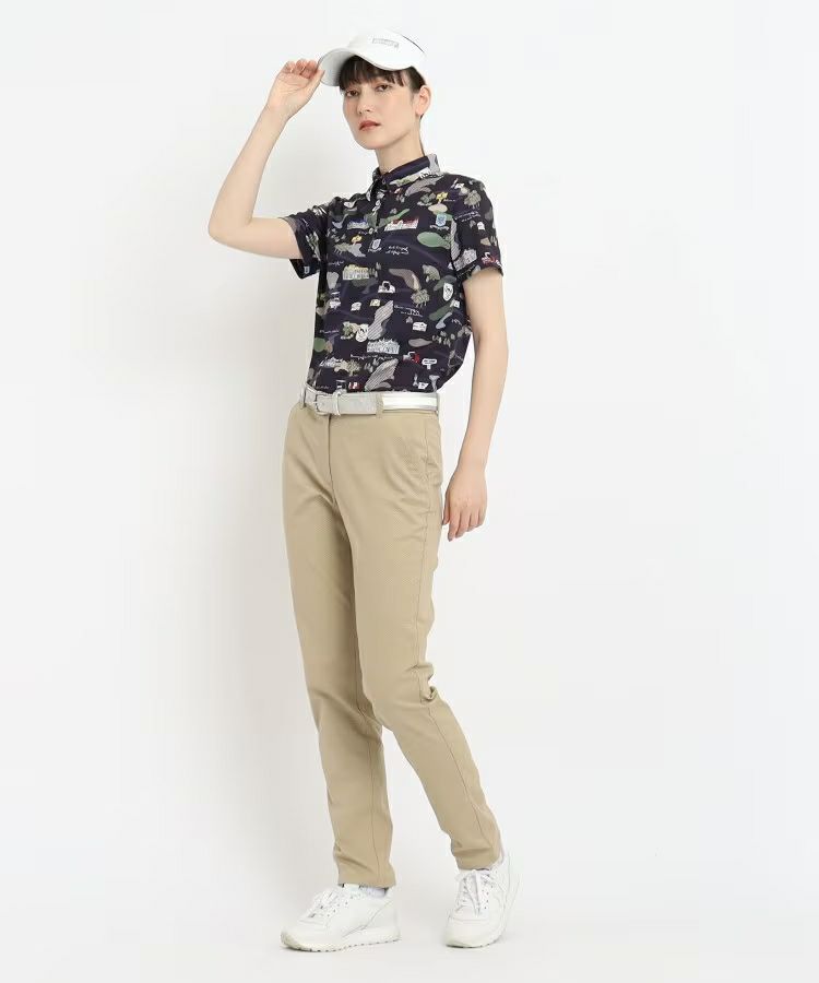 Poro Shirt Ladies Adabat Adabat 2024 Autumn / Winter New Golf Wear