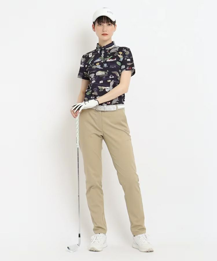 Poro Shirt Ladies Adabat Adabat 2024 Autumn / Winter New Golf Wear