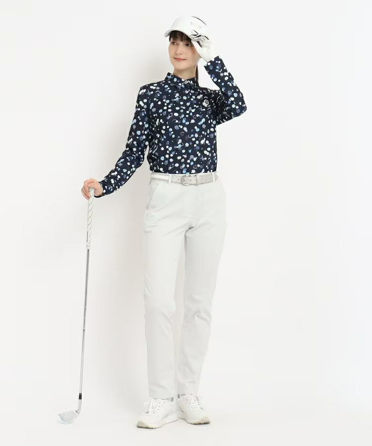 Poro Shirt Ladies Adabat Adabat 2024 Autumn / Winter New Golf Wear