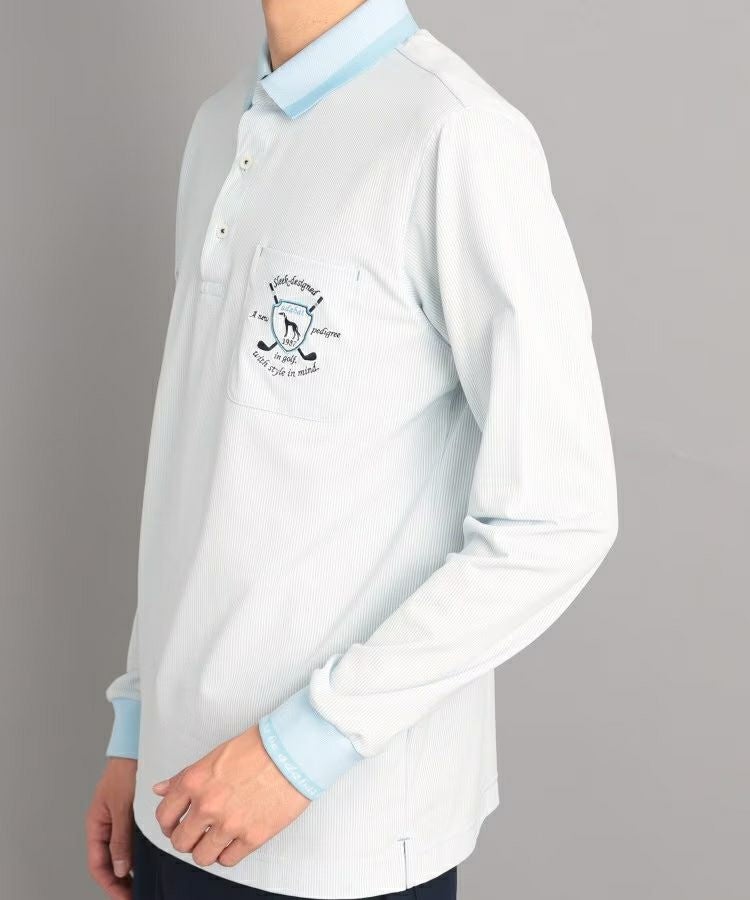 Poro Shirt Men's Adabat Adabat 2024 Autumn / Winter New Golf Wear