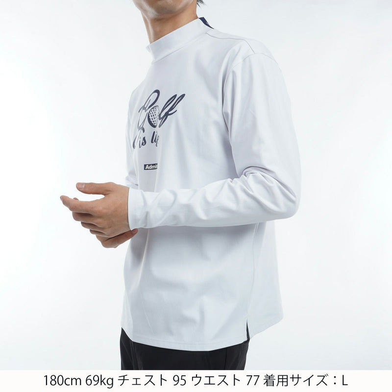 High neck shirt for men Admiral Golf Admiral Golf Japan official product Golf wear