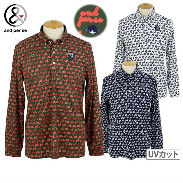 Poro Shirt Men's Anpasi And Per SE 2024 Fall / Winter New Golf Wear