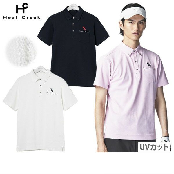 Poro Shirt Men's Heal Creek HEAL CREEK 2024 Fall / Winter Golf wear