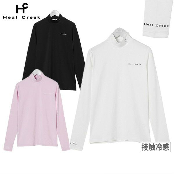 High Neck Shirt Ladies Heal Create Create Heal Creek 2024 가을 / 겨울 New Golfware