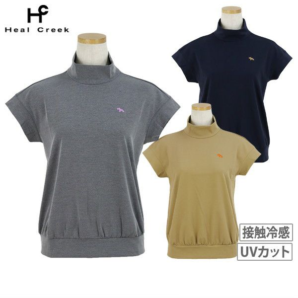 High Neck Shirt Ladies Heal Create HEAL CREEK 2024 Fall / Winter New Golfware