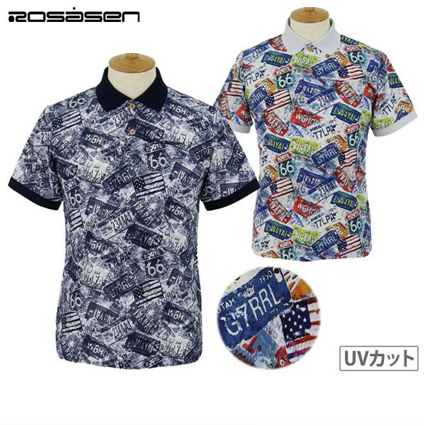 Polo Shirt Men's Losersen Rosasen 2024 Fall / Winter New Golf Wear