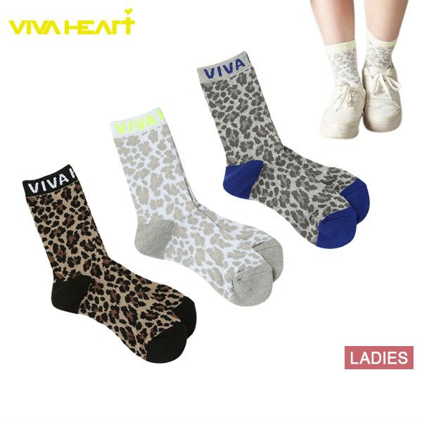 Socks Ladies Viva Heart VIVA HEART 2024 Fall / Winter New Golf