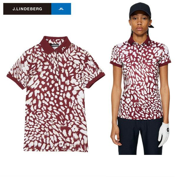 Poro Shirt Ladies J Lindberg J.LINDEBERG Japan Genuine 2024 Fall / Winter New Golf wear