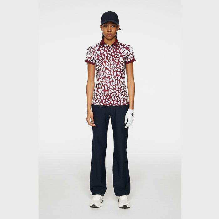 Poro Shirt Ladies J Lindberg J.LINDEBERG Japan Genuine 2024 Fall / Winter New Golf wear