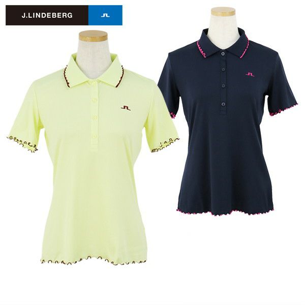 Poro Shirt Ladies J Lindberg J.LINDEBERG Japan Genuine 2024 Fall / Winter New Golf wear