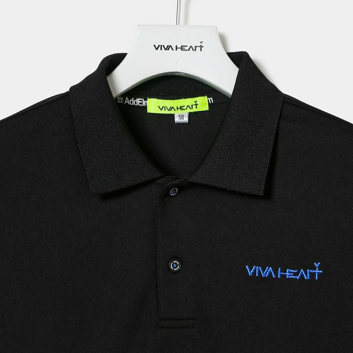 Polo Shirt Men's Viva Heart VIVA HEART Golf Wear