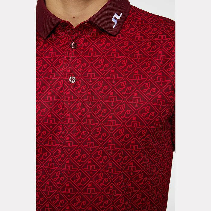 Poro Shirt Men's J Lindberg J.LINDEBERG Japan Genuine 2024 Fall / Winter New Golf Wear