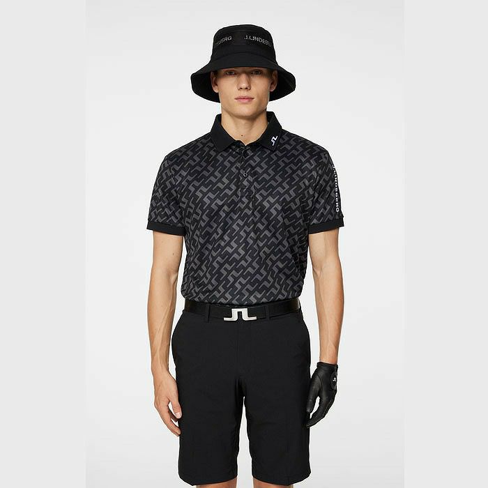 Poro Shirt Men's J Lindberg J.LINDEBERG Japan Genuine 2024 Fall / Winter New Golf Wear