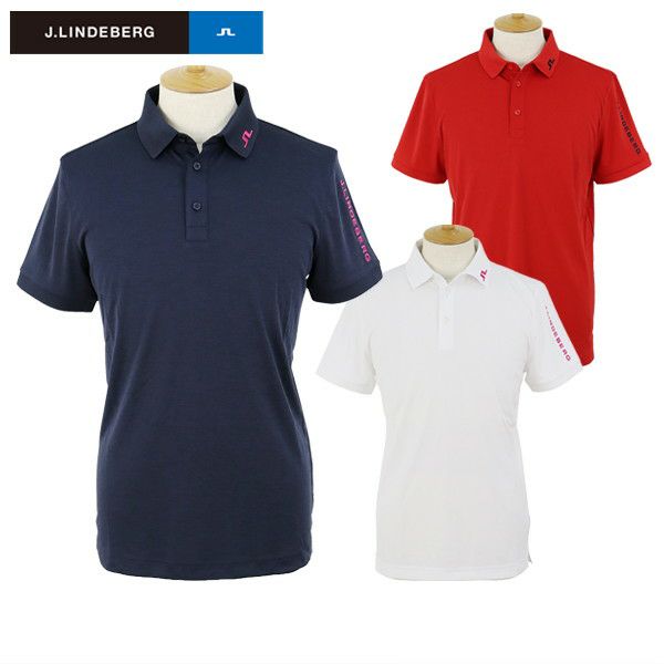 Poro Shirt Men's J Lindberg J.LINDEBERG Japan Genuine 2024 Fall / Winter New Golf Wear