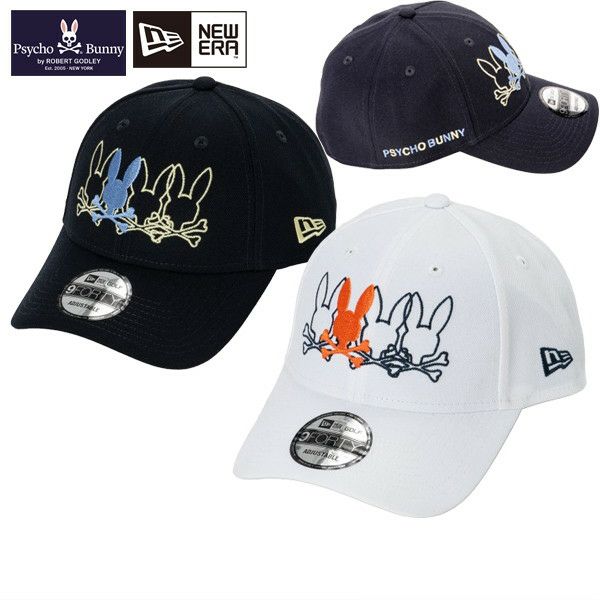 Cap Men's Ladies Psycho Bunny x New Era Golf PSYCHO BUNNY × NEW EERA GOLF Japan Genuine 2024 Fall / Winter New Golf