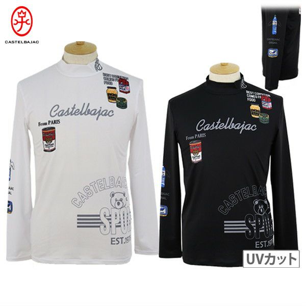 高颈衬衫男士Castelba Jack Sports Castelbajac Sport 2024秋冬新高尔夫服