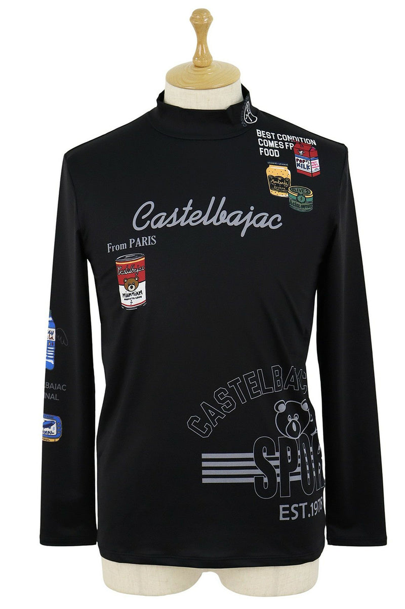 高颈衬衫男士Castelba Jack Sports Castelbajac Sport 2024秋冬新高尔夫服